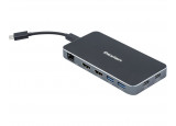 DEXLAN Dock USB-C Dual HDMI 4K LAN 2x USB-A  Power Del. 3.0 100W