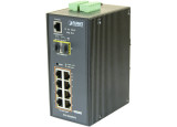 PLANET IGS-10020HPT Switch industriel Niveau 2 8 ports Gigabit PoE+ & Fibre