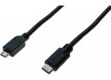 Cordon USB 2.0 Type-C / micro B noir - 1,0 m