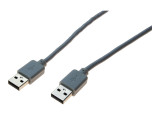 Cordon USB 2.0 type A / A gris - 5,0 m