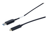 CORDON USB 3.2 Gen2 hybride Type-A / Type-C - 10 M