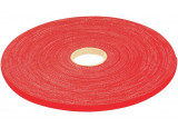 Rouleau de lien auto-agrippant largeur 10 mm - rouge - 20 m