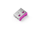 SMARTKEEPER / 6x Bloqueurs USB-A avec 1x Clé Basic Fuschia