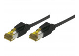 Câble RJ45 CAT 7 S/FTP a connecteurs CAT 6a - Noir - (0,3m)