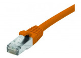 Câble RJ45 CAT6a F/UTP Snagless LSOH - Orange - (7,5m)