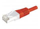 Câble RJ45 CAT6a S/FTP (PIMF) - Rouge - (15m) Dexlan