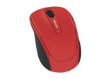 MICROSOFT Wireless Mobile Mouse 3500 Optique - Rouge Flamme