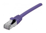 Câble RJ45 CAT6 F/UTP Snagless LSOH - Violet - (1m)