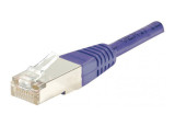 Câble RJ45 CAT6 S/FTP - Violet - (0,7m)