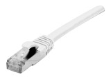 Câble RJ45 CAT6a S/FTP LSOH Snagless Blanc - (20m)