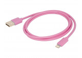 URBAN FACTORY Câble de charge Lightning vers USB -1.0m Rose
