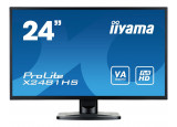 IIYAMA- Ecran X2481HS-B1 VGA/DVI/HDMI + HP - 23.6''