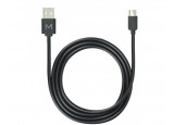 MOBILIS Câble USB Type-A mâle vers USB Type-C mâle - Lightning - 1 m  - Noir