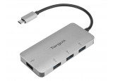 TARGUS Concentrateur USB-C vers USB-A à 4 ports - Argent