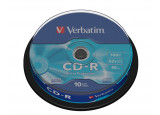 VERBATIM Spindle de 10 CD-R 700MB 52x (43437)
