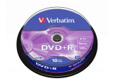 Spindle de 10 DVD+R 4,7GB 16x Verbatim