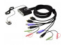 Aten CS692 KVM in Cable 2 ports HDMI/USB+Audio