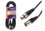 Câble XLR 3P Male / Femelle noir 6m