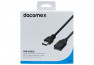 DACOMEX Rallonge USB 3.1 Gen1 Type-A - Type-A noire - 1,8 m