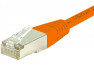 Câble RJ45 CAT 6 F/UTP - Orange - (0,5m)