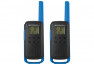 Motorola TLKR T62 2 Talkies Walkies 8 KMS bleu