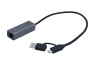 ADAPTATEUR USB-C METAL GIGABIT +CONVERT. USB Type A