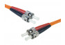 Jarretière optique duplex HD multi OM1 62,5/125 ST-UPC/ST-UPC orange - 1 m