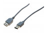 Rallonge USB 2.0 grise - 5,0 m