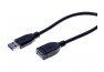 Rallonge éco USB  3.0 type A / A noire - 1,0 m