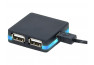 Hub USB 2.0 HighSpeed - 4 ports + LED