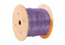 DEXLAN câble double monobrin F/FTP CAT6A violet LS0H RPC Eca - 305 m