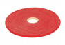 Rouleau de lien auto-agrippant largeur 10 mm - rouge - 20 m