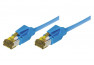 Câble RJ45 CAT 7 S/FTP a connecteurs CAT 6a - Bleu - (1m)