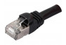 Câble RJ45 spécial VoIP CAT6 S/FTP Snagless - Noir - (1m)