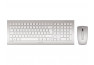 CHERRY Pack clavier & souris DW 8000 Sans fil Argent/Blanc