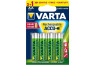 VARTA Piles rechargeables recyclées AA 3 + 1 offerte