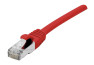 Câble RJ45 CAT6a S/FTP LSOH Snagless - Rouge - (15m)
