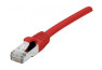 DEXLAN Cordon RJ45 sur câble catégorie 7 S/FTP LSOH snagless rouge - 0,5 m