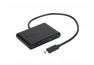 TARGUS Adaptateur USB-C vers HDMI/USB-C/USB-A avec alimentation  - Noir