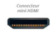 Connecteur mini-HDMI