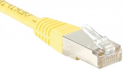 cable ethernet pas cher ftp jaune 15m cat 6