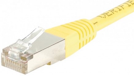 cable ethernet pas cher ftp jaune 3m cat 6