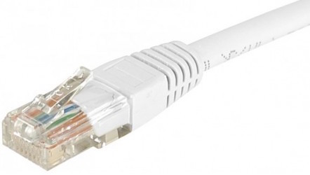 cable ethernet utp blanc 0,15m catégorie 6 économique