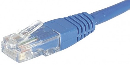 cable ethernet utp bleu 0,15m catégorie 6 économique