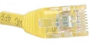 cable ethernet utp jaune 0,3m catégorie 6 économique