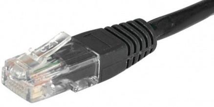cable ethernet utp noir 0,3m catégorie 6 économique