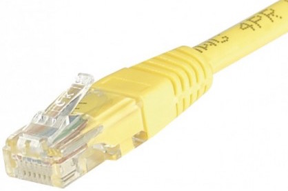 cable ethernet utp jaune 3m catégorie 6 économique