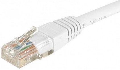 cable ethernet utp blanc 5m catégorie 6 économique