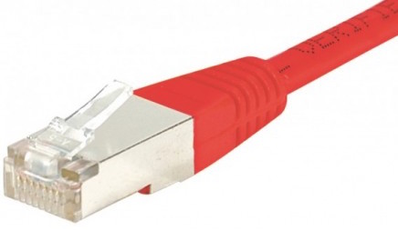 cable ethernet ftp rouge 0,15m cat 5e