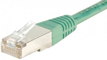 cable ethernet ftp vert 0,15m cat 5e